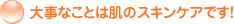 �厖�Ȃ��Ƃ͔��̃X�L���P�A�ł��I